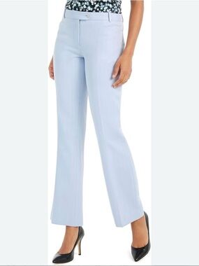 Calvin Klein Tailored Light Blue Pants Size 2 Elegant Classic Workwea